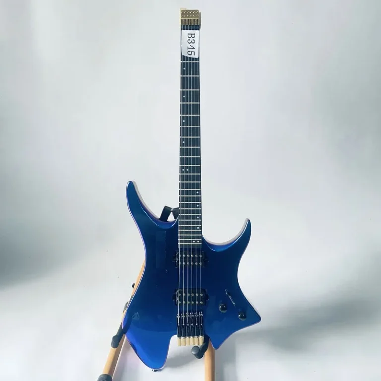 Električna gitara bez glave koja mijenja boje – savršena kombinacija stila i tehnologije. Uživajte u posebnoj rasprodaji! – GITARE