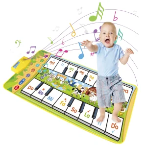 Duet klavirski podmetač za decu – Edutainment igračka sa 8 instrumenata, idealna za mališane! – KLAVIJATURE