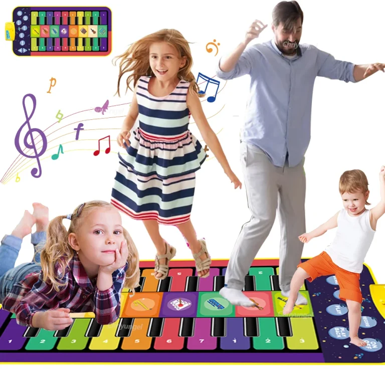 Podna klavijatura za decu: muzički tepih sa 4 stila, igračka za sviranje, razvijač motorike, zabava i učenje uz muziku – KLAVIJATURE